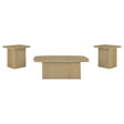Fraser Greige Coffee Table Set by Coaster at Eve Furniture