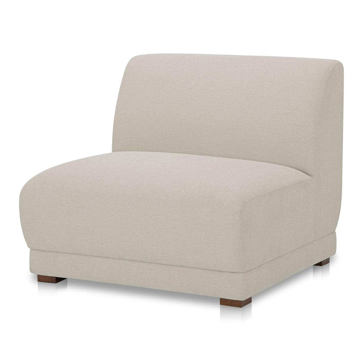 Fraser Off White Slipper Chair by MOES at Eve Furniture