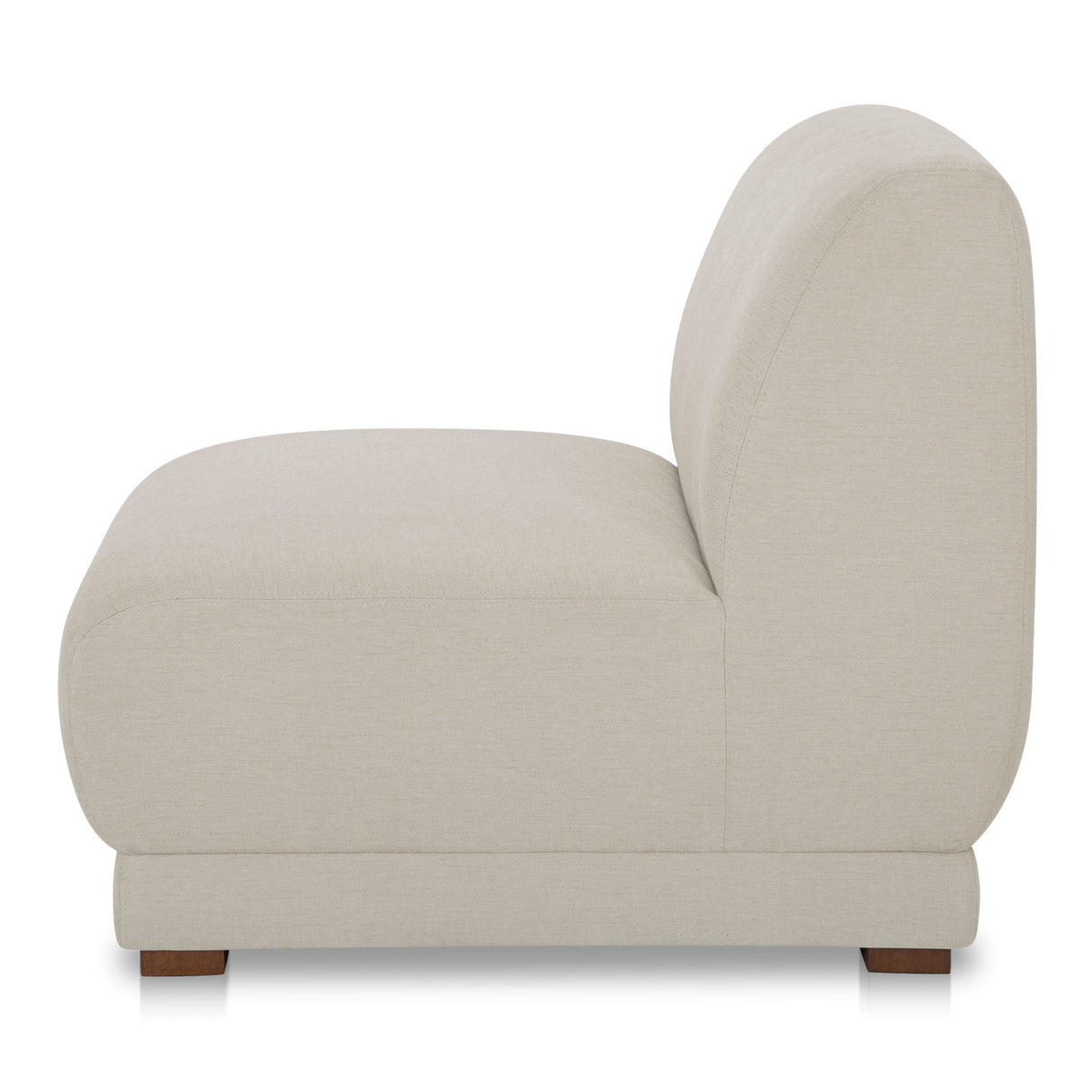 Fraser Off White Slipper Chair by MOES at Eve Furniture