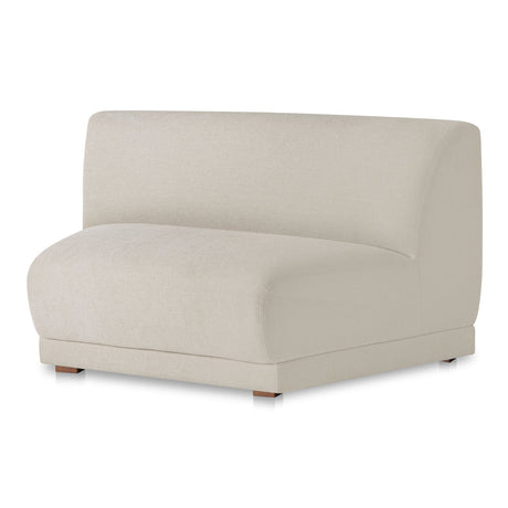 Fraser Off White Wedge Slipper Chair by MOES at Eve Furniture
