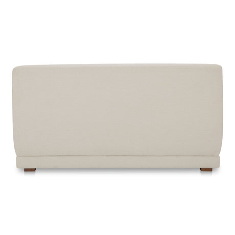 Fraser Off White Wedge Slipper Chair by MOES at Eve Furniture