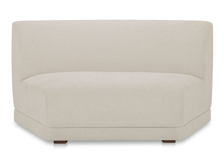 Fraser Off White Wedge Slipper Chair by MOES at Eve Furniture