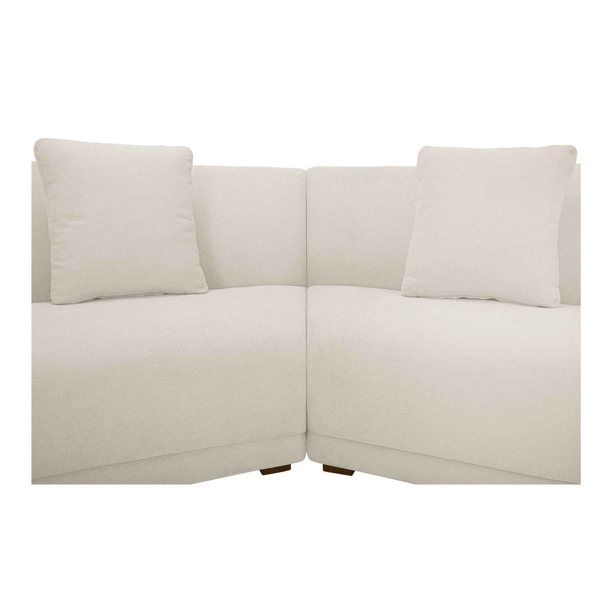 Fraser White 2 Piece Modular Sofa
