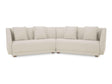 Fraser White 2 Piece Modular Sofa