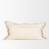 Fraye Oatmeal Multi-Tone Blend Decorative Pillow Cover by Mercana at Eve Furniture