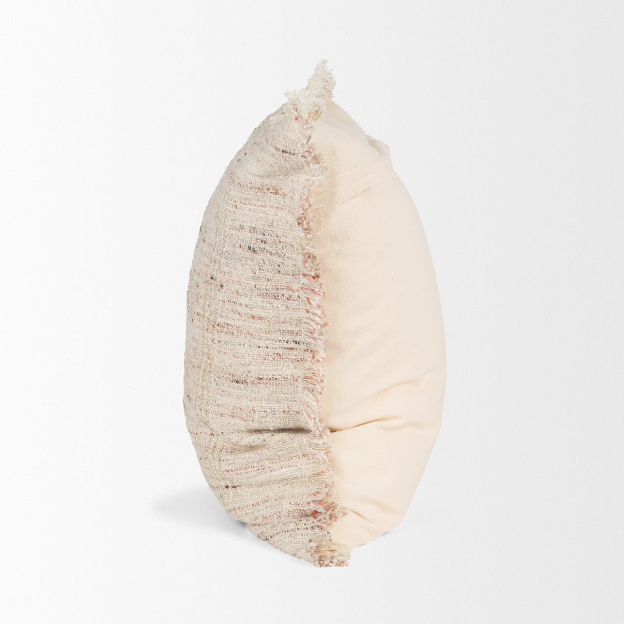 Fraye Square Oatmeal Multi-Tone Blend Decorative Pillow Cover by Mercana at Eve Furniture