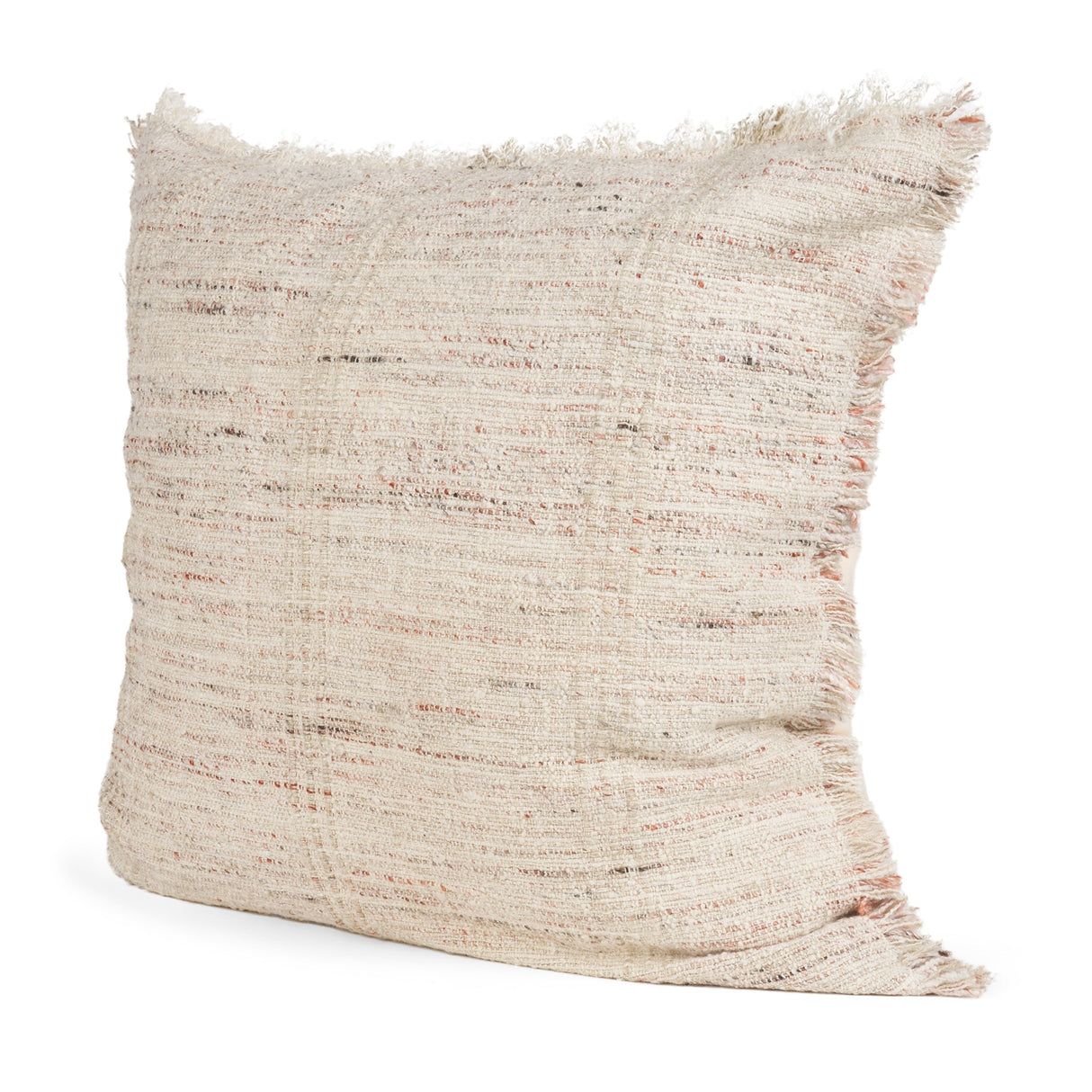 Fraye Square Oatmeal Multi-Tone Blend Decorative Pillow Cover by Mercana at Eve Furniture