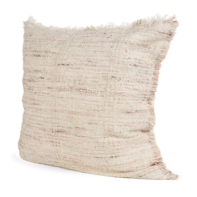 Fraye Square Oatmeal Multi-Tone Blend Decorative Pillow Cover by Mercana at Eve Furniture