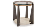 Frazwa Coffee Table with 2 End Tables in Multi by Ashley at Eve Furniture