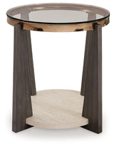 Frazwa Coffee Table with 2 End Tables in Multi by Ashley at Eve Furniture