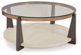 Frazwa Coffee Table with 2 End Tables in Multi by Ashley at Eve Furniture