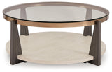 Frazwa Coffee Table with 2 End Tables in Multi by Ashley at Eve Furniture