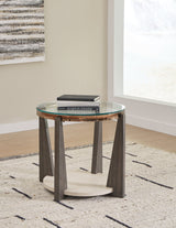Frazwa Coffee Table with 2 End Tables in Multi by Ashley at Eve Furniture