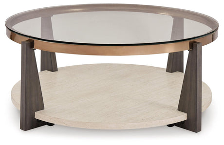 Frazwa Multi Coffee Table by Ashley at Eve Furniture