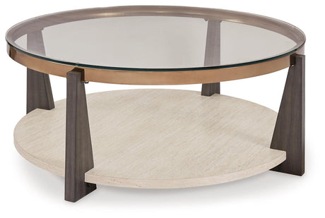 Frazwa Multi Coffee Table by Ashley at Eve Furniture