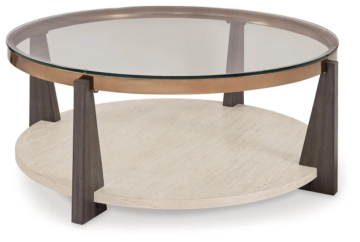 Frazwa Multi Coffee Table by Ashley at Eve Furniture