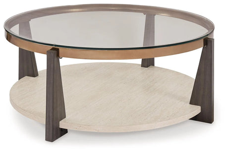 Frazwa Multi Coffee Table by Ashley at Eve Furniture