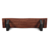Reed 68" Bench in Light Sequoia with Gunmetal Legs by Home Trends & Design at Eve Furniture