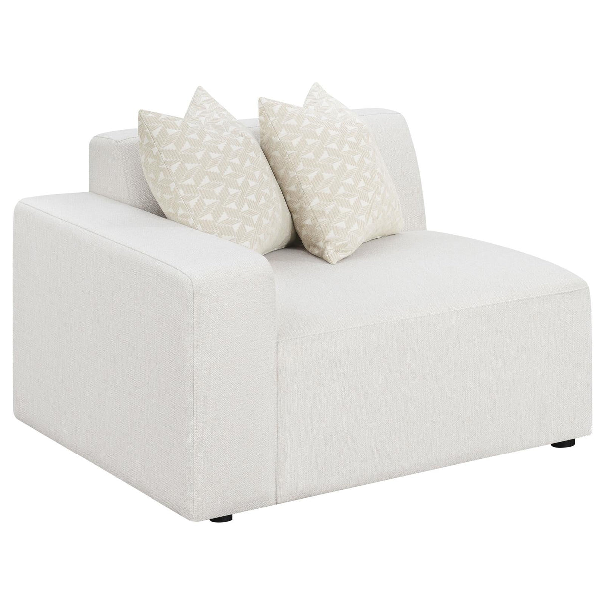 Freddie 7-Piece Upholstered Modular Sectional Pearl