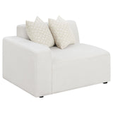 Freddie 7-Piece Upholstered Modular Sectional Pearl