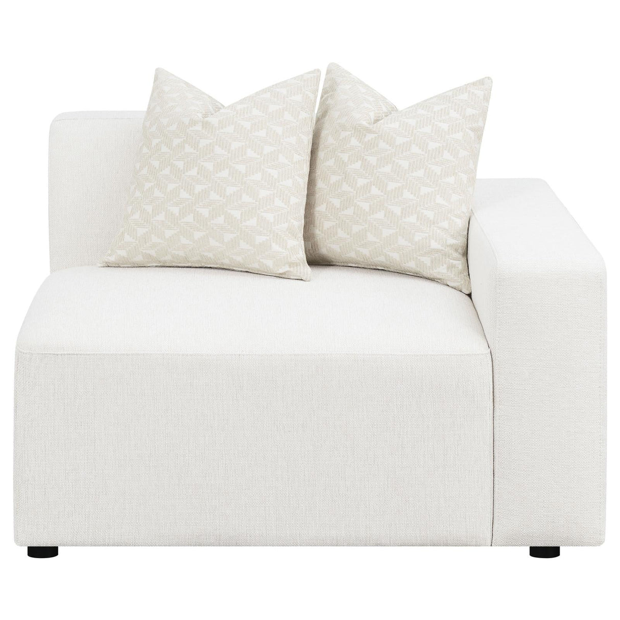 Freddie 7-Piece Upholstered Modular Sectional Pearl