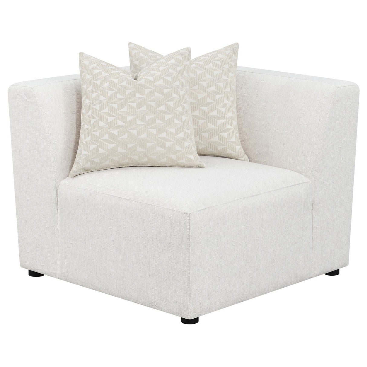 Freddie 7-Piece Upholstered Modular Sectional Pearl