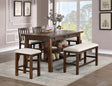 Fredonia Rustic Oak Counter Ht. Table by Furniture of America at Eve Furniture