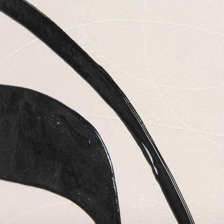 Free Lines Creamy by Mercana Studio a Hand Embellished Textured Canvas by Mercana at Eve Furniture