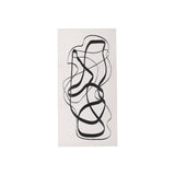 Free Lines Creamy by Mercana Studio a Hand Embellished Textured Canvas by Mercana at Eve Furniture