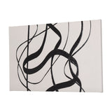 Free Lines Creamy (Set of 3) by Mercana Studio a Hand Embellished Textured Canvas by Mercana at Eve Furniture