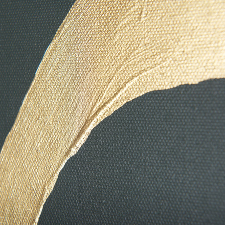 Free Lines Dark Green by Mercana Studio a Hand Embellished Textured Canvas by Mercana at Eve Furniture