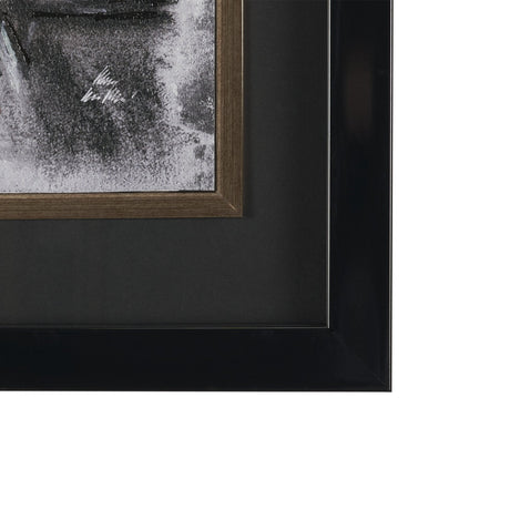 Free Style by Chad Warren a Hand Embellished Framed Print under Glass by Mercana at Eve Furniture