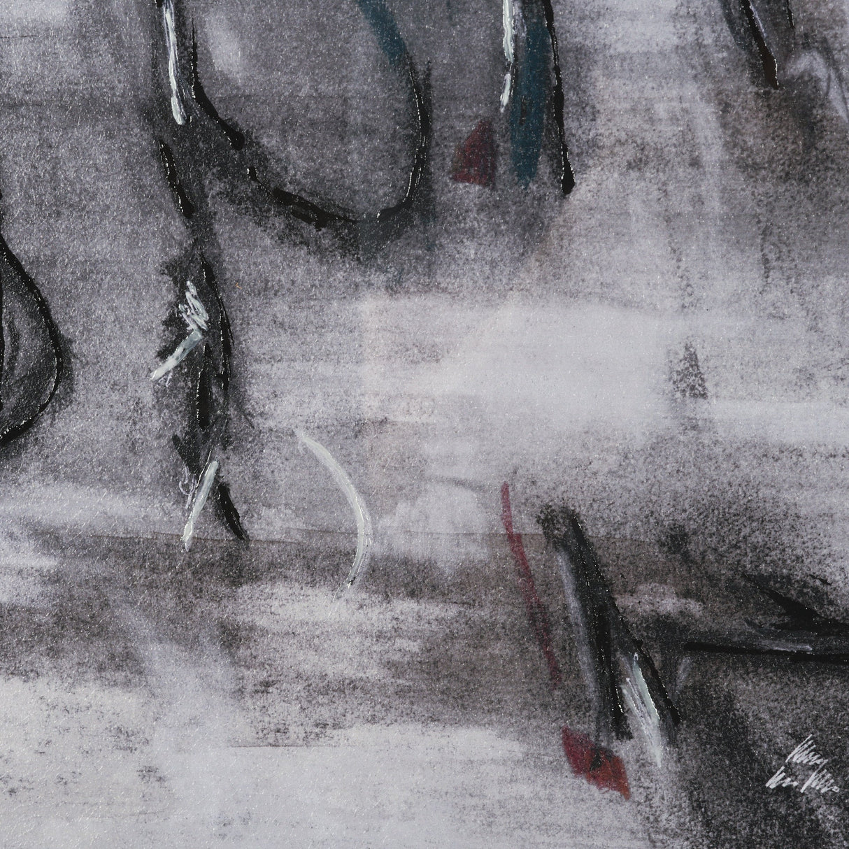 Free Style by Chad Warren a Hand Embellished Framed Print under Glass by Mercana at Eve Furniture