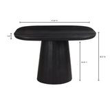 Freed Black Dining Table by Moe's Home at Eve Furniture