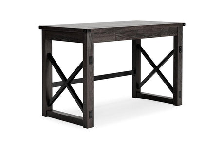 Freedan Grayish Brown 48" Home Office Desk by Ashley at Eve Furniture