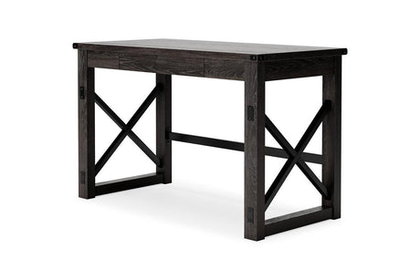 Freedan Grayish Brown 48" Home Office Desk by Ashley at Eve Furniture