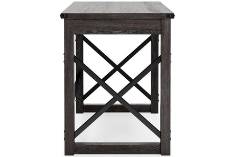 Freedan Grayish Brown 48" Home Office Desk by Ashley at Eve Furniture
