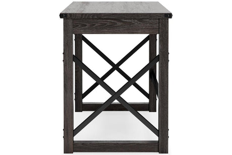 Freedan Grayish Brown 48" Home Office Desk by Ashley at Eve Furniture