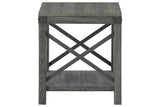 Freedan Grayish Brown End Table by Ashley at Eve Furniture