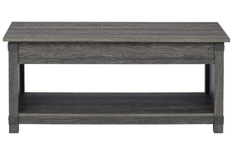 Freedan Grayish Brown Lift-Top Coffee Table by Ashley at Eve Furniture
