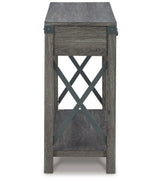 Freedan Grayish Brown Sofa/Console Table by Ashley at Eve Furniture