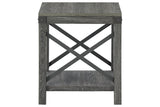 Freedan Grayish Brown End Table by Ashley at Eve Furniture