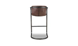 Freeman Barstool Grazed Brown Leather - Set Of Two by Moe's Home at Eve Furniture