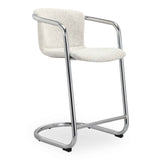 Freeman Chrome Frame Counter Stool (Set of 2)