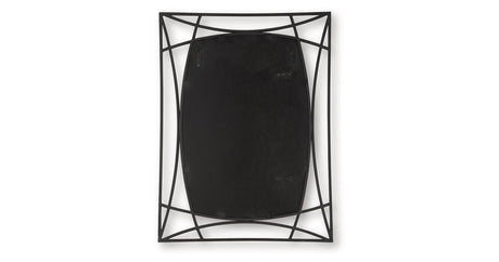 Freenville Black Accent Mirror by Ashley at Eve Furniture