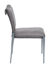Freesia Charcoal Gray Dining Chair (Set of 2) by Zuomod at Eve Furniture
