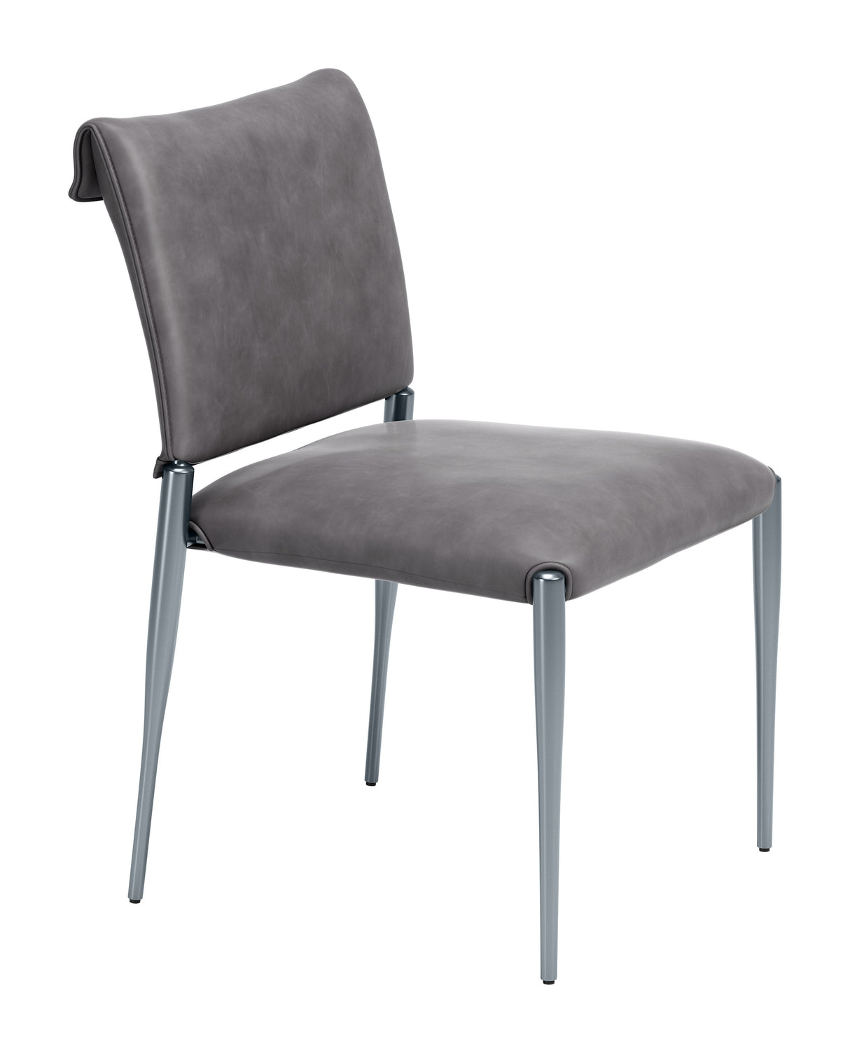 Freesia Charcoal Gray Dining Chair (Set of 2) by Zuomod at Eve Furniture