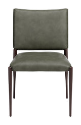 Freesia Olive Green Dining Chair (Set of 2) by Zuomod at Eve Furniture