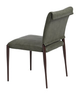 Freesia Olive Green Dining Chair (Set of 2) by Zuomod at Eve Furniture