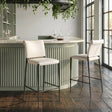 Freesia White Barstool (Set of 2) by Zuomod at Eve Furniture